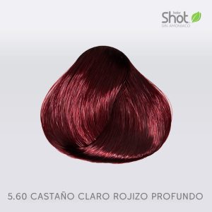 Tinte Sin Amoníaco – ROJOS / CAOBAS – Castaño Claro Rojizo Profundo – 5.60